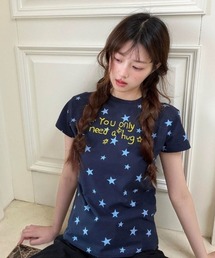 春夏新作/Y2Kグラフィックコンパクト半袖Tシャツ
