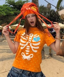 春夏新作/Y2Kグラフィックコンパクト半袖Tシャツ