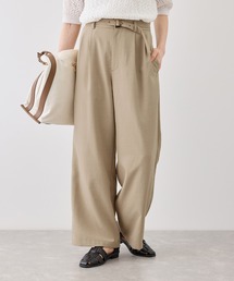 ROPE' PICNIC（ロペピクニック）の「エアリーリネンライク タックワイドパンツ UVカット・速乾（その他パンツ）」