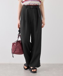 ROPE' PICNIC（ロペピクニック）の「エアリーリネンライク タックワイドパンツ UVカット・速乾（その他パンツ）」