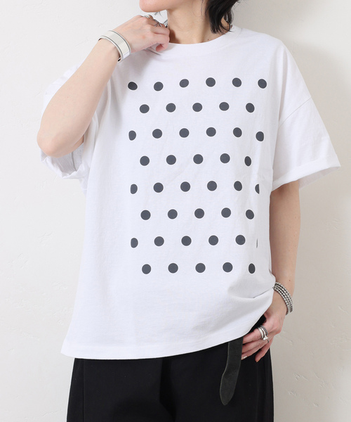 JOURNAL STANDARD LUXE(ジャーナルスタンダード ラックス)の「《追加2》Kalina's T(Tシャツ/カットソー・レディース・ライトグレー/ホワイト・FREE)」の2枚目の写真