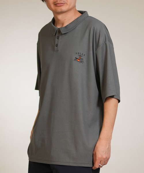 POLeR(ポーラー)の「【ムラサキスポーツ限定】POLER/ポーラー 半袖 ポロシャツ 水陸両用 HORSE RLX FIT D POLO SHRT 269MCV0036(ポロシャツ・メンズ・ブラック/ネイビー/チャコール・XL/L/M)」の2枚目の写真