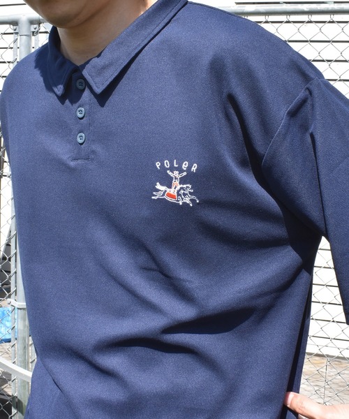POLeR(ポーラー)の「【ムラサキスポーツ限定】POLER/ポーラー 半袖 ポロシャツ 水陸両用 HORSE RLX FIT D POLO SHRT 269MCV0036(ポロシャツ・メンズ・ブラック/ネイビー/チャコール・XL/L/M)」の19枚目の写真