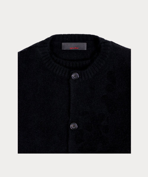 ANYTIME LOREAK(エニタイムロレーク)の「ASTER LAYERED KNIT (SS) - BLACK(ニット/セーター・レディース・ブラック・LARGE/MEDIUM)」の3枚目の写真