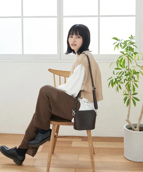 merrylatte(メリーラテ)の「クロシェニットパンツ【IROHANI】(その他パンツ・レディース・ブラウン・FREE)」の3枚目の写真
