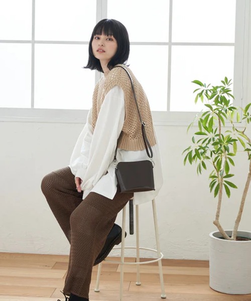 merrylatte(メリーラテ)の「クロシェニットパンツ【IROHANI】(その他パンツ・レディース・ブラウン・FREE)」の5枚目の写真