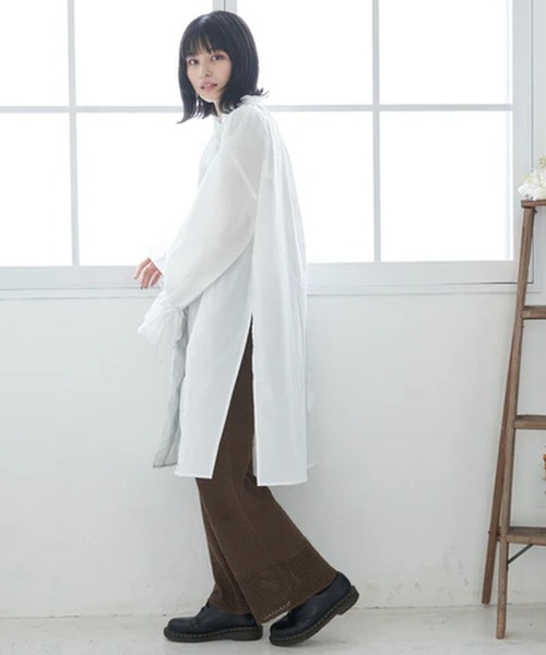 merrylatte(メリーラテ)の「クロシェニットパンツ【IROHANI】(その他パンツ・レディース・ブラウン・FREE)」の8枚目の写真