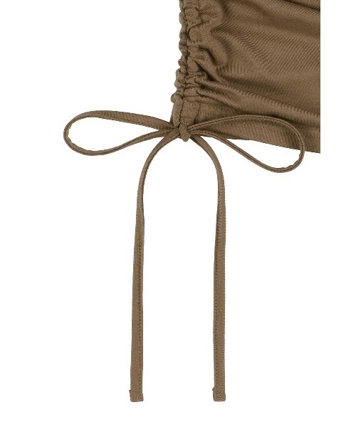 ALEXIA STAM（アリシアスタン）の「Drawstring Tee /サイドドロストTシャツ（Tシャツ/カットソー・メンズ・ブラック/グレー/サンドベージュ/ブラウン・S/M）」の10枚目の写真