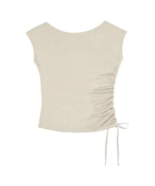 ALEXIA STAM（アリシアスタン）の「Drawstring Tee /サイドドロストTシャツ（Tシャツ/カットソー・メンズ・ブラック/グレー/サンドベージュ/ブラウン・S/M）」の13枚目の写真