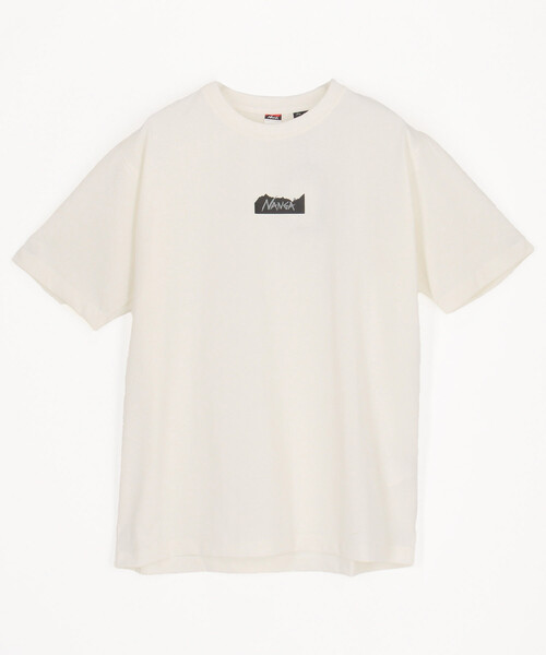 Firsthand(ファーストハンド)の「NANGA/ナンガ エコ ハイブリッド マウンテンロゴ Tシャツ / ECO HYBRID MT LOGO TEE(Tシャツ/カットソー・メンズ・グレー/ワインレッド/ブラック/ホワイト・LARGE/MEDIUM)」の2枚目の写真