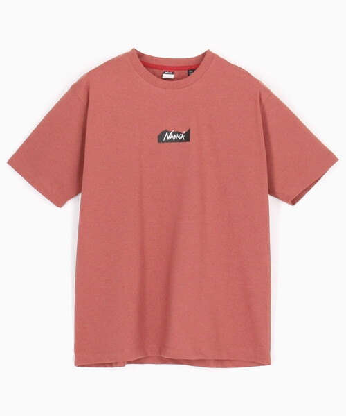 Firsthand(ファーストハンド)の「NANGA/ナンガ エコ ハイブリッド マウンテンロゴ Tシャツ / ECO HYBRID MT LOGO TEE(Tシャツ/カットソー・メンズ・グレー/ワインレッド/ブラック/ホワイト・LARGE/MEDIUM)」の4枚目の写真