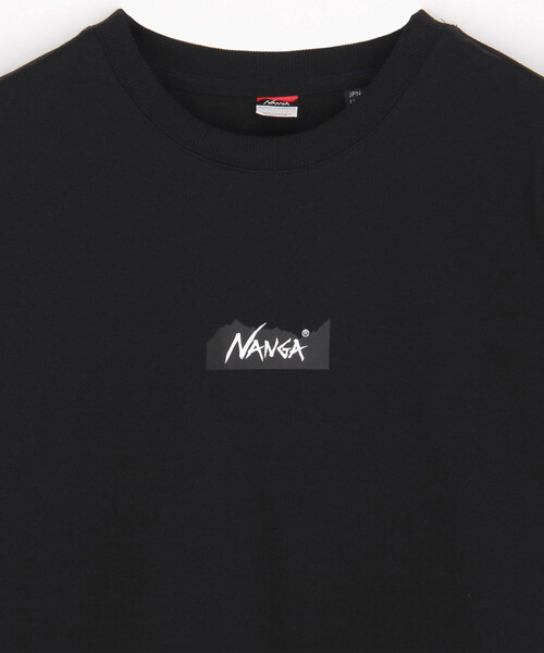 Firsthand(ファーストハンド)の「NANGA/ナンガ エコ ハイブリッド マウンテンロゴ Tシャツ / ECO HYBRID MT LOGO TEE(Tシャツ/カットソー・メンズ・グレー/ワインレッド/ブラック/ホワイト・LARGE/MEDIUM)」の6枚目の写真