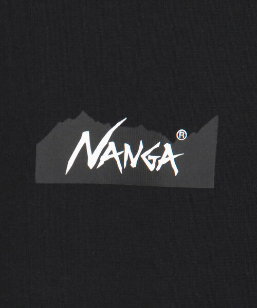 Firsthand(ファーストハンド)の「NANGA/ナンガ エコ ハイブリッド マウンテンロゴ Tシャツ / ECO HYBRID MT LOGO TEE(Tシャツ/カットソー・メンズ・グレー/ワインレッド/ブラック/ホワイト・LARGE/MEDIUM)」の7枚目の写真