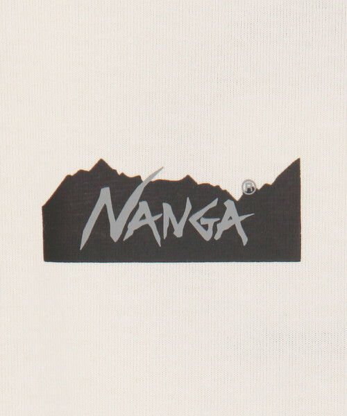 Firsthand(ファーストハンド)の「NANGA/ナンガ エコ ハイブリッド マウンテンロゴ Tシャツ / ECO HYBRID MT LOGO TEE(Tシャツ/カットソー・メンズ・グレー/ワインレッド/ブラック/ホワイト・LARGE/MEDIUM)」の10枚目の写真