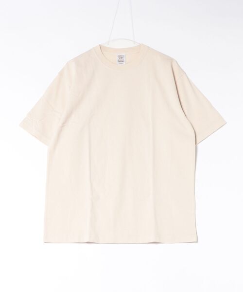 TONE SELECT WEAR（トーンセレクトウェア）の「CROSS&STITCH(クロスアンドステッチ) 6.2oz ヘビーウェイト ピグメントTシャツ メンズ 半袖Tシャツ (PGT-144)（Tシャツ/カットソー・メンズ・ピンク/ネイビー/アイボリー/ブラック・X-LARGE/LARGE）」の2枚目の写真