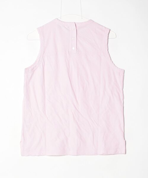 THE SHINZONE(ザ シンゾーン)の「H.T.COTTON SLEEVELESS TOP 23MMSCU02(Tシャツ/カットソー・レディース・ホワイト/ピンク/ブラック・FREE)」の4枚目の写真