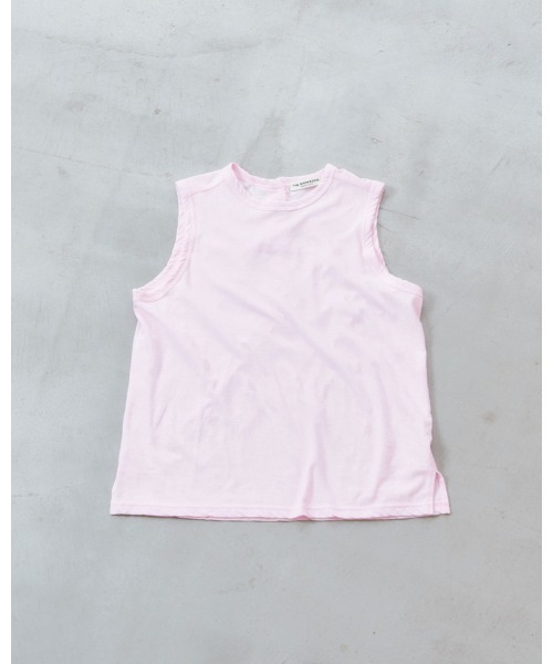THE SHINZONE(ザ シンゾーン)の「H.T.COTTON SLEEVELESS TOP 23MMSCU02(Tシャツ/カットソー・レディース・ホワイト/ピンク/ブラック・FREE)」の3枚目の写真