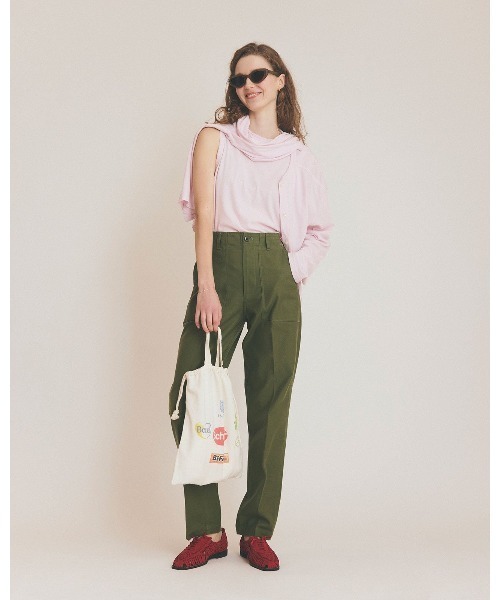 THE SHINZONE(ザ シンゾーン)の「H.T.COTTON SLEEVELESS TOP 23MMSCU02(Tシャツ/カットソー・レディース・ホワイト/ピンク/ブラック・FREE)」の5枚目の写真