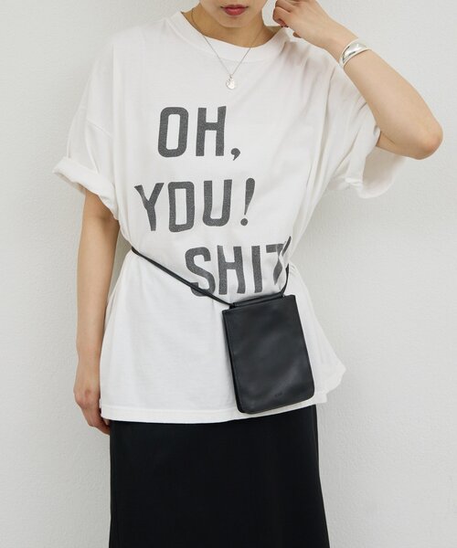 GALLARDAGALANTE(ガリャルダガランテ)の「【REMI RELIEF】【NEW SP加工】天竺BIGTシャツ/別注(Tシャツ/カットソー・レディース・ブラック/オフホワイト・SMALL)」の11枚目の写真
