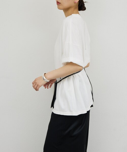 GALLARDAGALANTE(ガリャルダガランテ)の「【REMI RELIEF】【NEW SP加工】天竺BIGTシャツ/別注(Tシャツ/カットソー・レディース・ブラック/オフホワイト・SMALL)」の12枚目の写真