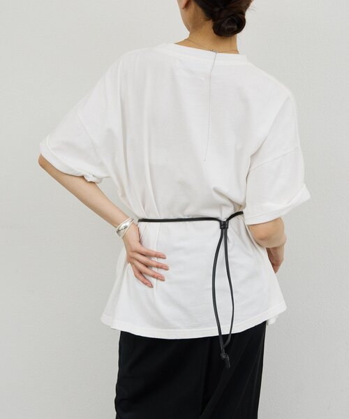 GALLARDAGALANTE(ガリャルダガランテ)の「【REMI RELIEF】【NEW SP加工】天竺BIGTシャツ/別注(Tシャツ/カットソー・レディース・ブラック/オフホワイト・SMALL)」の13枚目の写真