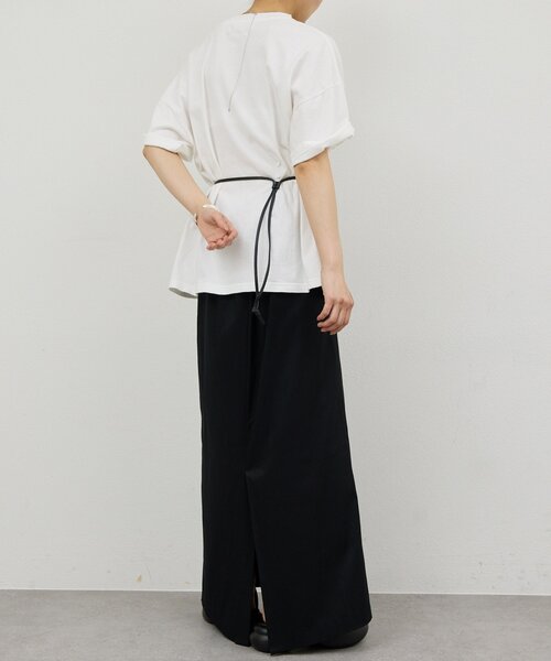 GALLARDAGALANTE(ガリャルダガランテ)の「【REMI RELIEF】【NEW SP加工】天竺BIGTシャツ/別注(Tシャツ/カットソー・レディース・ブラック/オフホワイト・SMALL)」の17枚目の写真
