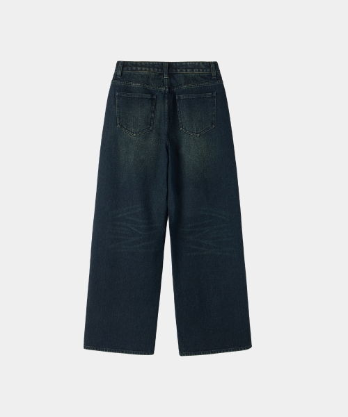 MAISON MINED(メゾンミネド)の「(W) WASHED DENIM PANTS INDIGO(デニムパンツ・レディース・その他・SMALL/MEDIUM)」の10枚目の写真