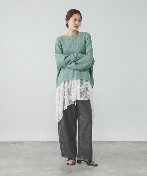 GLOBAL WORK(グローバルワーク)の「GOODデニムバレルCOOL/627009(デニムパンツ・レディース・ブルー/サックスブルー/ブラック・LARGE/X-SMALL/SMALL/MEDIUM)」の4枚目の写真