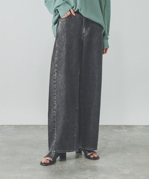 GLOBAL WORK(グローバルワーク)の「GOODデニムバレルCOOL/627009(デニムパンツ・レディース・ブルー/サックスブルー/ブラック・LARGE/X-SMALL/SMALL/MEDIUM)」の8枚目の写真