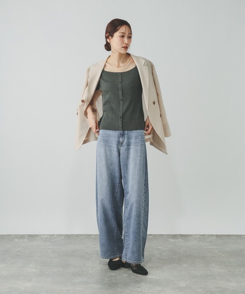 GLOBAL WORK(グローバルワーク)の「GOODデニムバレルCOOL/627009(デニムパンツ・レディース・ブルー/サックスブルー/ブラック・LARGE/X-SMALL/SMALL/MEDIUM)」の9枚目の写真