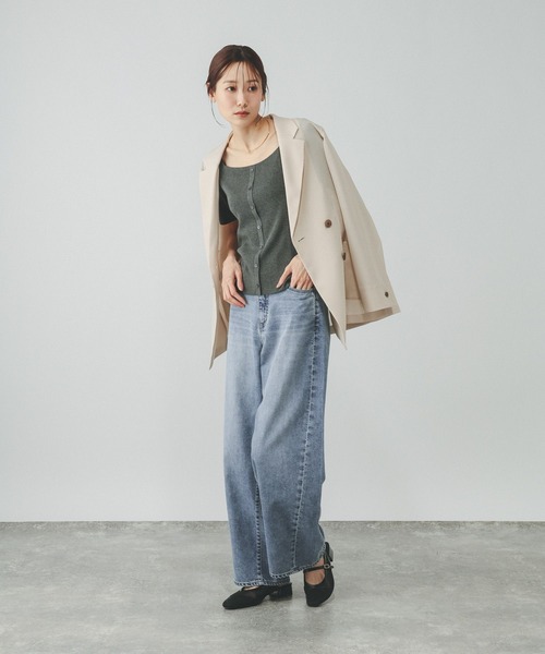 GLOBAL WORK(グローバルワーク)の「GOODデニムバレルCOOL/627009(デニムパンツ・レディース・ブルー/サックスブルー/ブラック・LARGE/X-SMALL/SMALL/MEDIUM)」の10枚目の写真