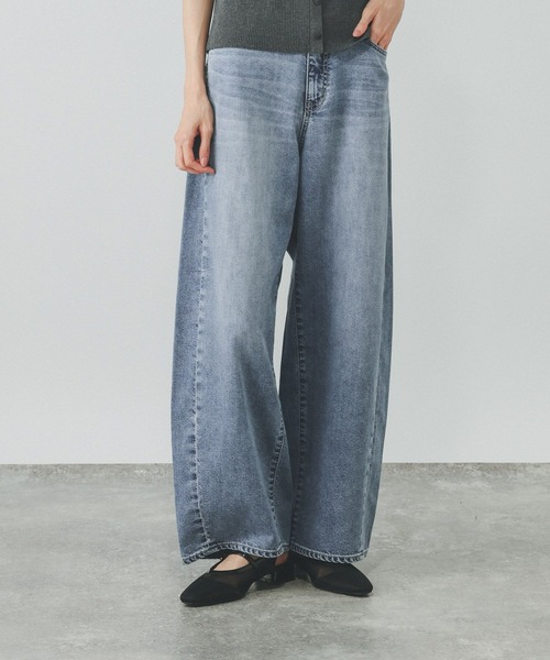 GLOBAL WORK(グローバルワーク)の「GOODデニムバレルCOOL/627009(デニムパンツ・レディース・ブルー/サックスブルー/ブラック・LARGE/X-SMALL/SMALL/MEDIUM)」の11枚目の写真