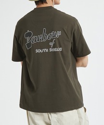 【Barbour】barbour crossby archive logo os t-shirt