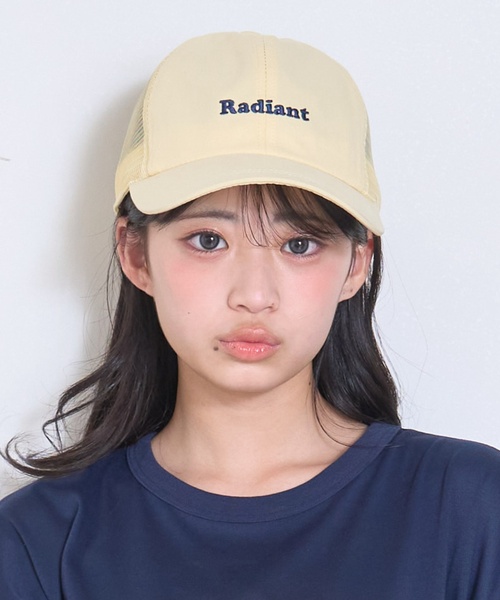 LOVETOXIC(ラブトキシック)の「ロゴメッシュキャップ(キャップ・キッズ・ラベンダー/イエロー/ブルー/アイボリー/ブラック・F)」の1枚目の写真