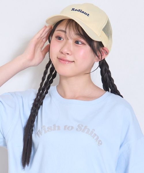 LOVETOXIC(ラブトキシック)の「ロゴメッシュキャップ(キャップ・キッズ・ラベンダー/イエロー/ブルー/アイボリー/ブラック・F)」の12枚目の写真