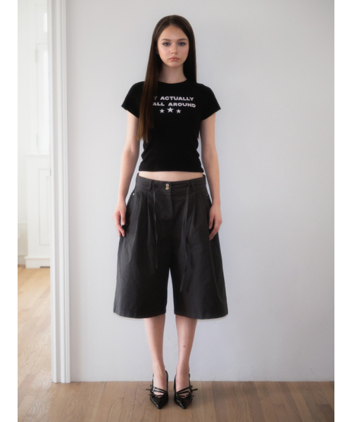 ROSEFRANTZ（ロゼフランツ）の「Star Lettering T-shirt [Black]（Tシャツ/カットソー・レディース・ブラック・SMALL/MEDIUM）」の2枚目の写真