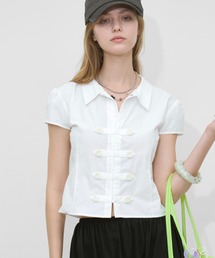 Napoleon compact Button Shirt / ナポレオンコンパクトボタンシャツ