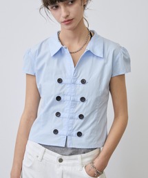 Rohwel（ローウェル）の「Napoleon Button Shirt / ナポレオンボタンシャツ（シャツ/ブラウス）」