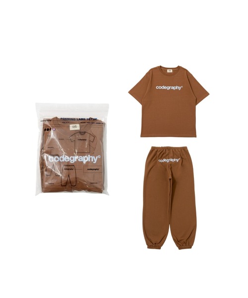 codegraphy（コードグラフィー）の「SS Pack Lame Setup（Tシャツ/カットソー・メンズ・ブラウン/ネイビー/グレー/ピンク・フリー/SMALL）」の2枚目の写真
