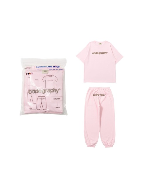 codegraphy（コードグラフィー）の「SS Pack Lame Setup（Tシャツ/カットソー・メンズ・ブラウン/ネイビー/グレー/ピンク・フリー/SMALL）」の4枚目の写真