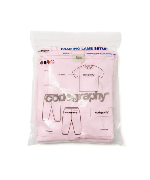 codegraphy（コードグラフィー）の「SS Pack Lame Setup（Tシャツ/カットソー・メンズ・ブラウン/ネイビー/グレー/ピンク・フリー/SMALL）」の10枚目の写真