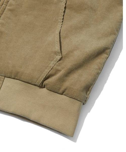 MILKFED.（ミルクフェド）の「LOGO EMBROIDERED CORDUROY HOODED JACKET（ブルゾン・レディース・ベージュ/ブラック/オフホワイト・S/M）」の11枚目の写真