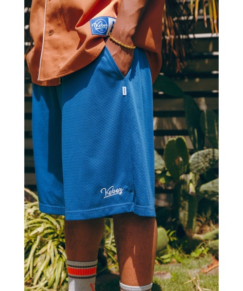 KEBOZ(ケボズ)の「MESH SHORTS(その他パンツ・メンズ・グレー/オリーブ/バーガンディー/ブルー/オレンジ・XL/L/M)」の3枚目の写真