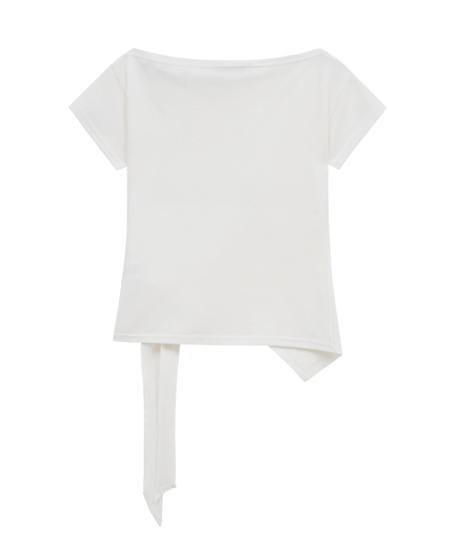 Midnight Move(ミッドナイトムーブ)の「tie ey t (white)(Tシャツ/カットソー・レディース・その他・FREE)」の4枚目の写真
