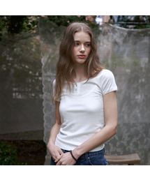 GLOWNOTE（グロウノート）の「GLOW LACE HENLEY NECK T-SHIRTS (4COLOR)（Tシャツ/カットソー）」