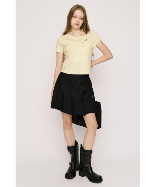 SLY(スライ)の「ONE SHOULDER S. TOPS ワンショルダーエスドットトップス 春服 夏服(Tシャツ/カットソー・レディース・レッド/ネイビー/ブラック/オフホワイト/ライトイエロー・FREE)」の22枚目の写真