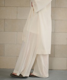 sheer knit pants /シアーニットパンツ