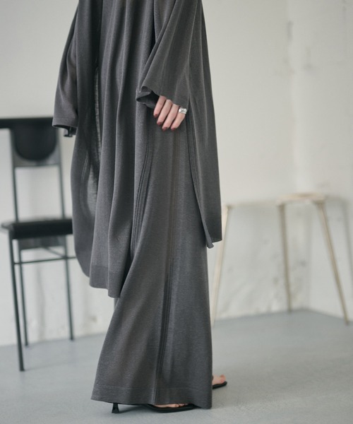 LAULEN(ローレン)の「sheer knit pants /シアーニットパンツ(その他パンツ・レディース・ベージュ/アイボリー/チャコールグレー・FREE)」の8枚目の写真