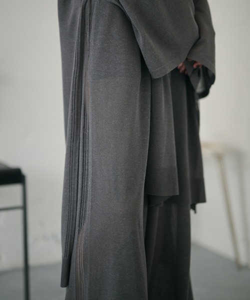 LAULEN(ローレン)の「sheer knit pants /シアーニットパンツ(その他パンツ・レディース・ベージュ/アイボリー/チャコールグレー・FREE)」の12枚目の写真