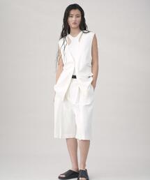 URBAN RESEARCH | new basic　SILK LINEN GILET(ダウンベスト)